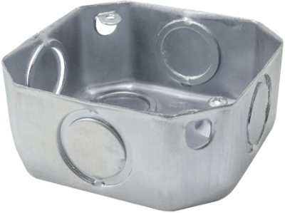 Caja octagonal plateada – CMA Maderas